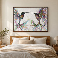 Freedom canvas wall art room mockup