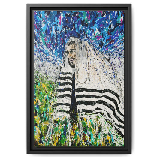 Rabbi Israel framed canvas print by Albert Levi