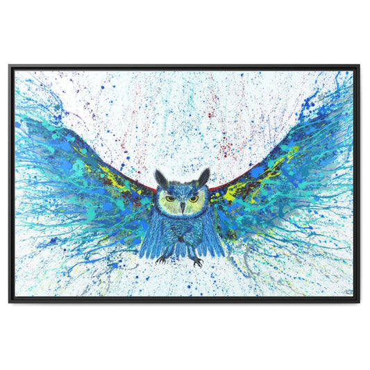 Power In Aviation framed canvas print by Albert Levi