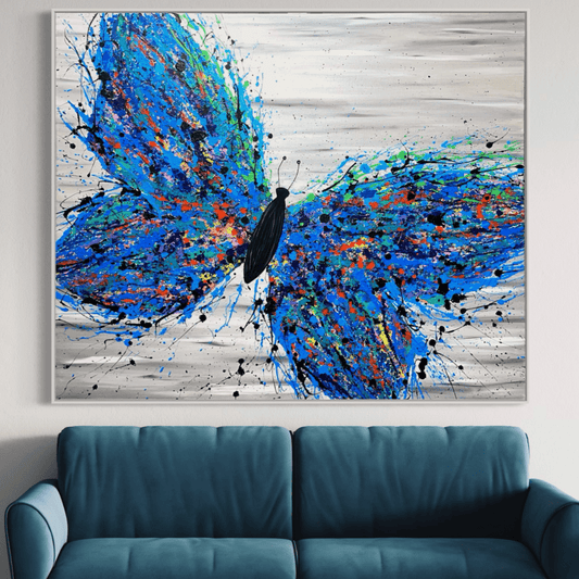 Wild Butterfly - Canvas BY Albert Levi Art