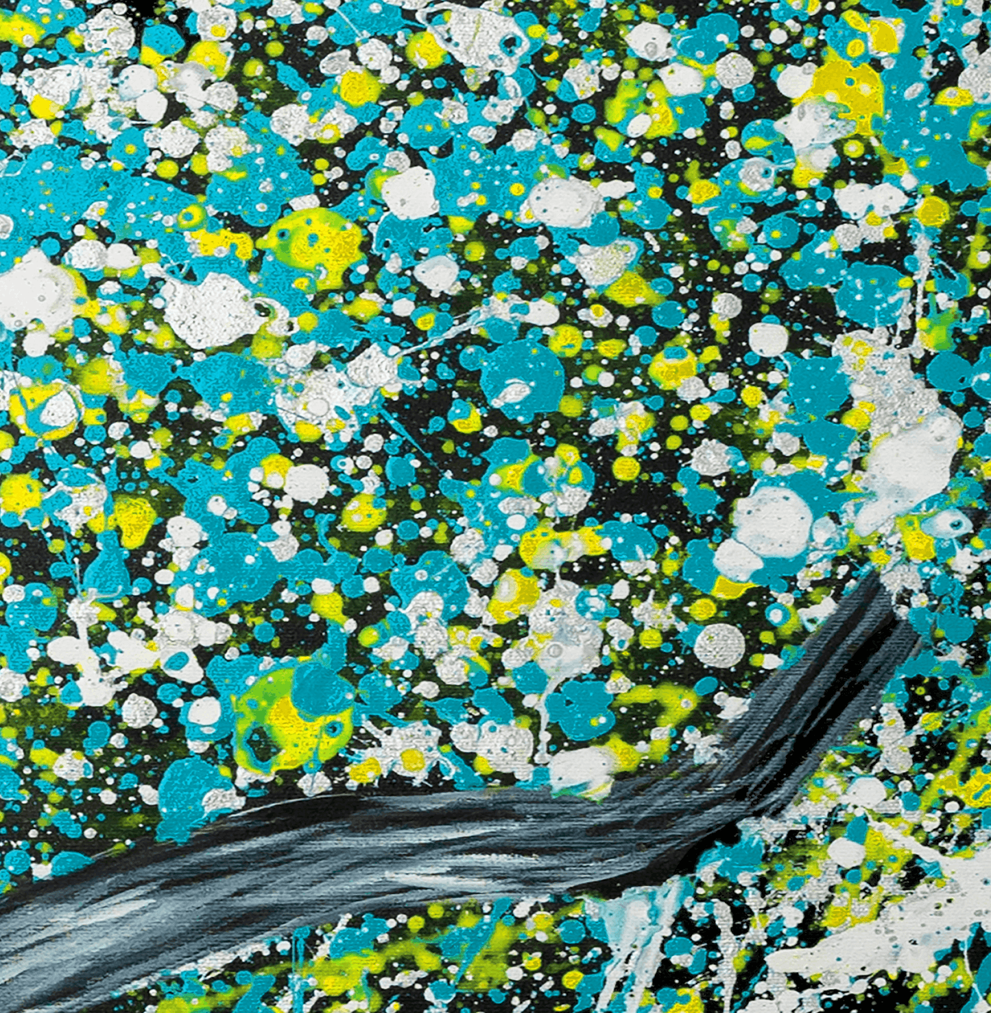 ORIGINAL ARTWORK - Tree of Heppines - Glow in The Dark