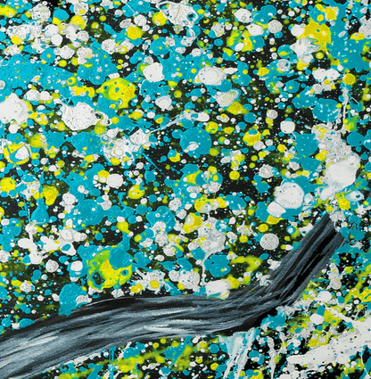 ORIGINAL ARTWORK - Tree of Heppines - Glow in The Dark