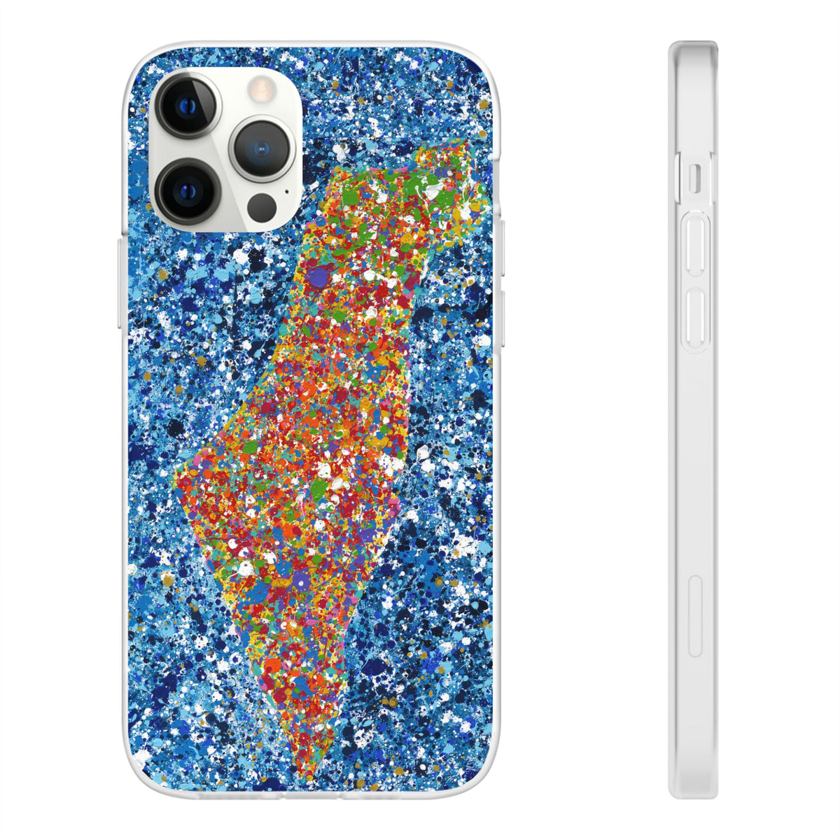 phone case - map of israel