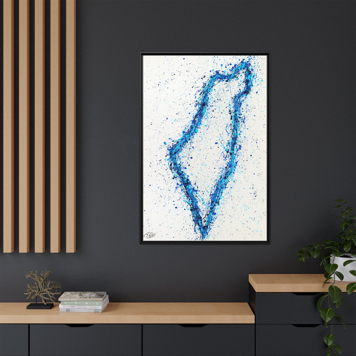 Our Home - Framed Canvas