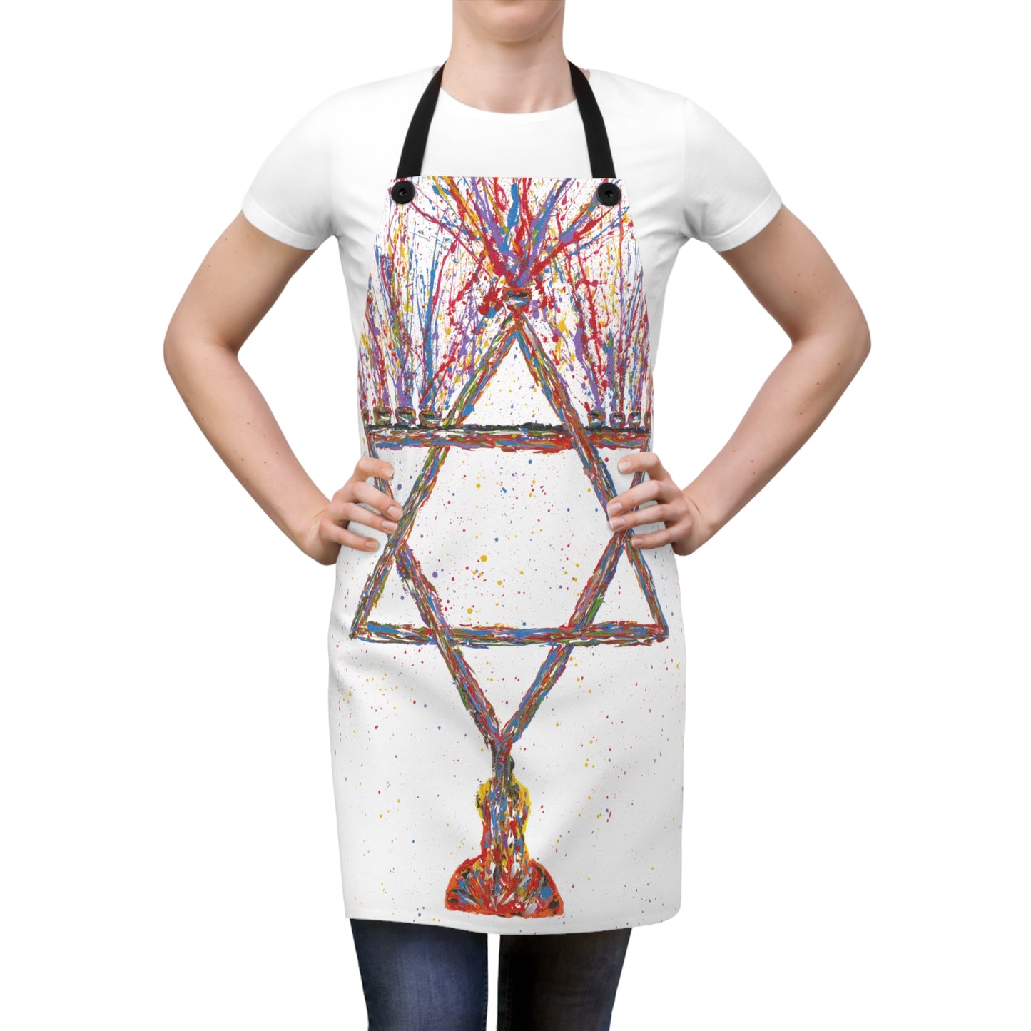 Chanuka -  Hanukkah - Kitchen Apron