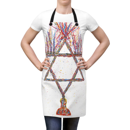 Chanuka -  Hanukkah - Kitchen Apron