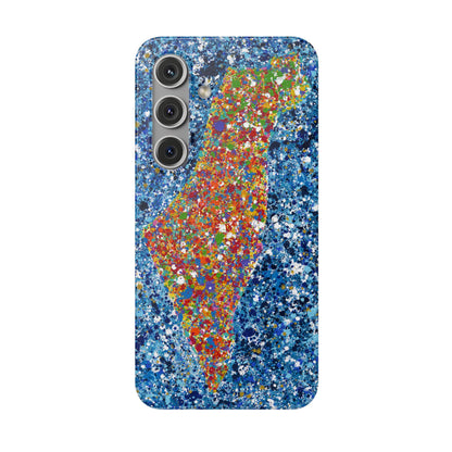 phone case - map of israel