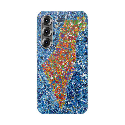 phone case - map of israel