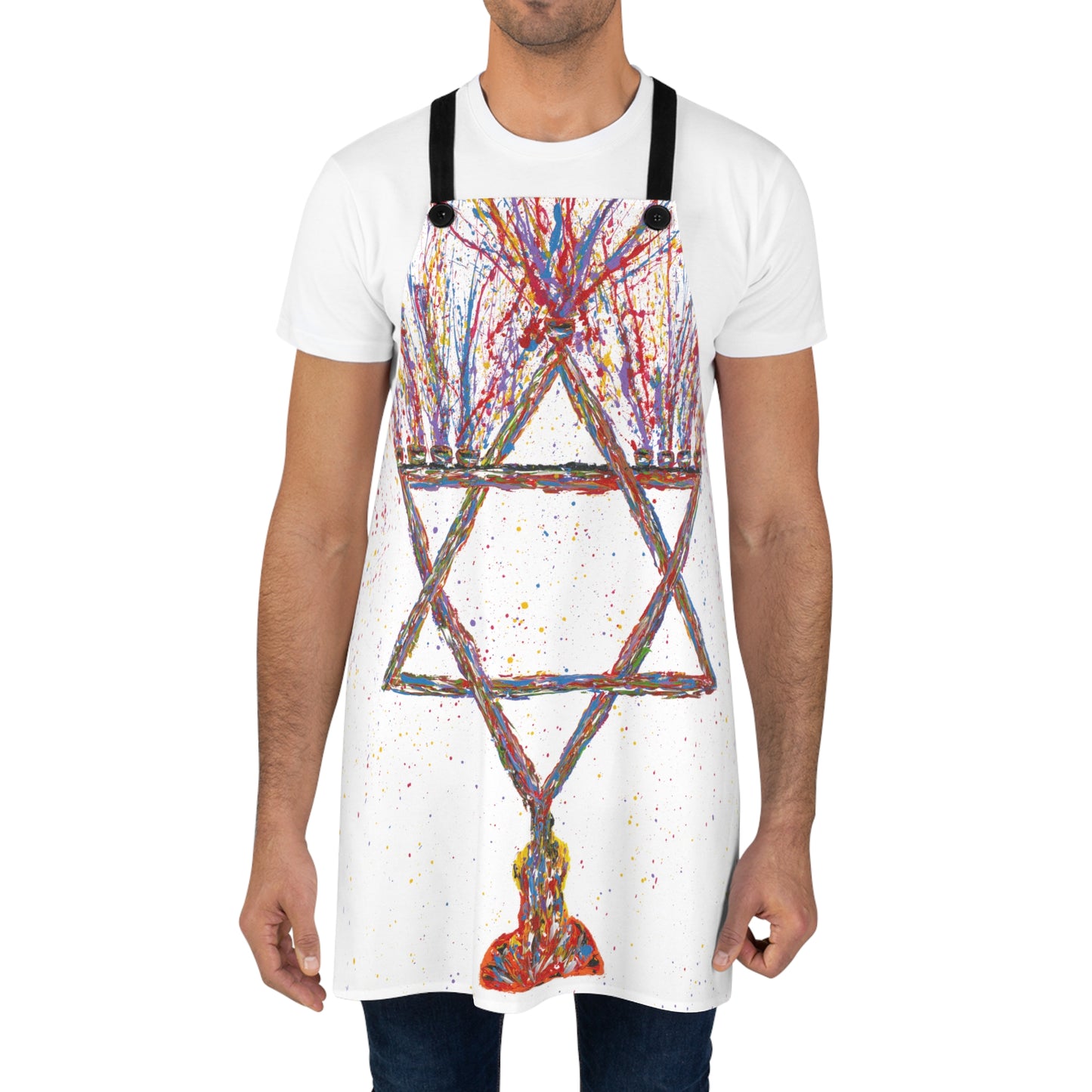 Chanuka -  Hanukkah - Kitchen Apron