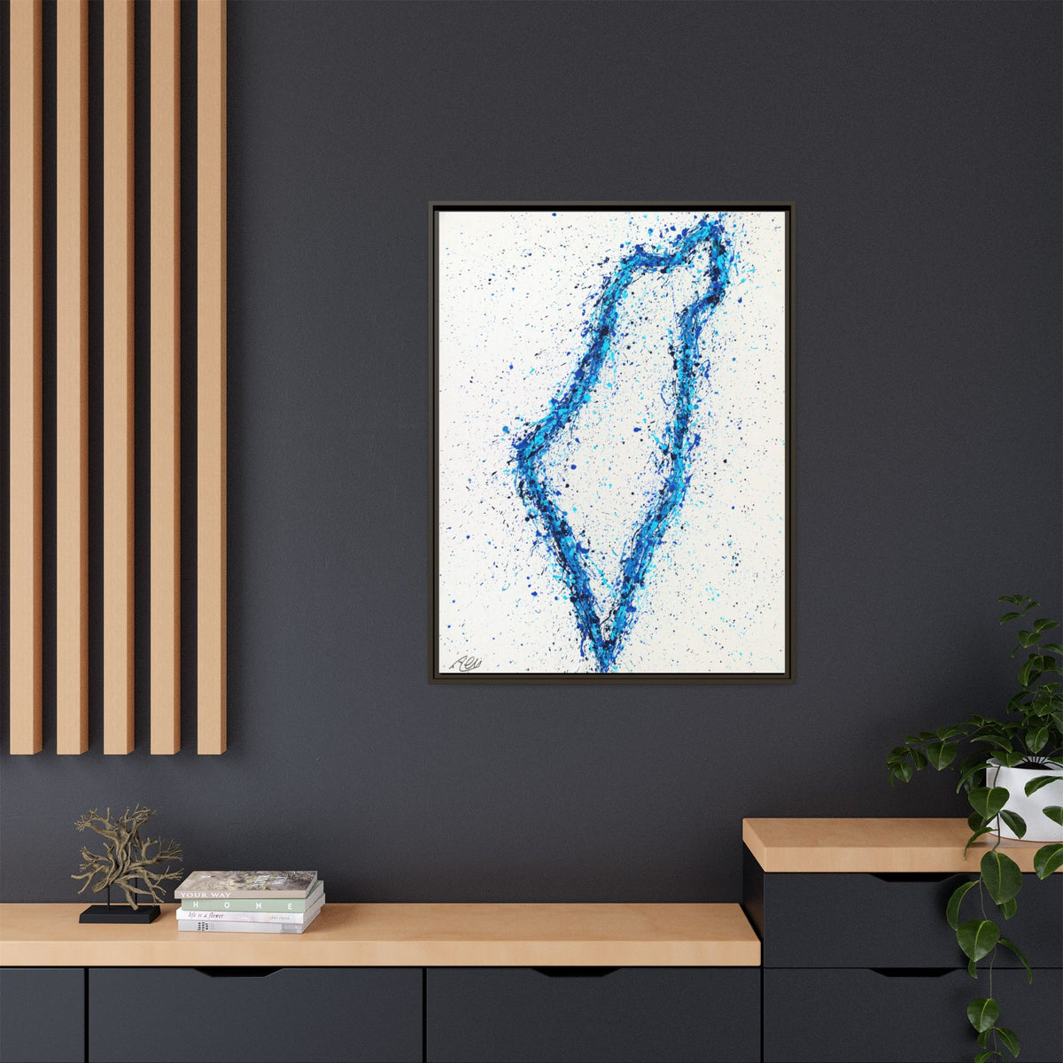 Our Home - Framed Canvas