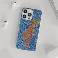 phone case - map of israel