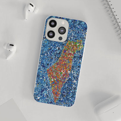 phone case - map of israel