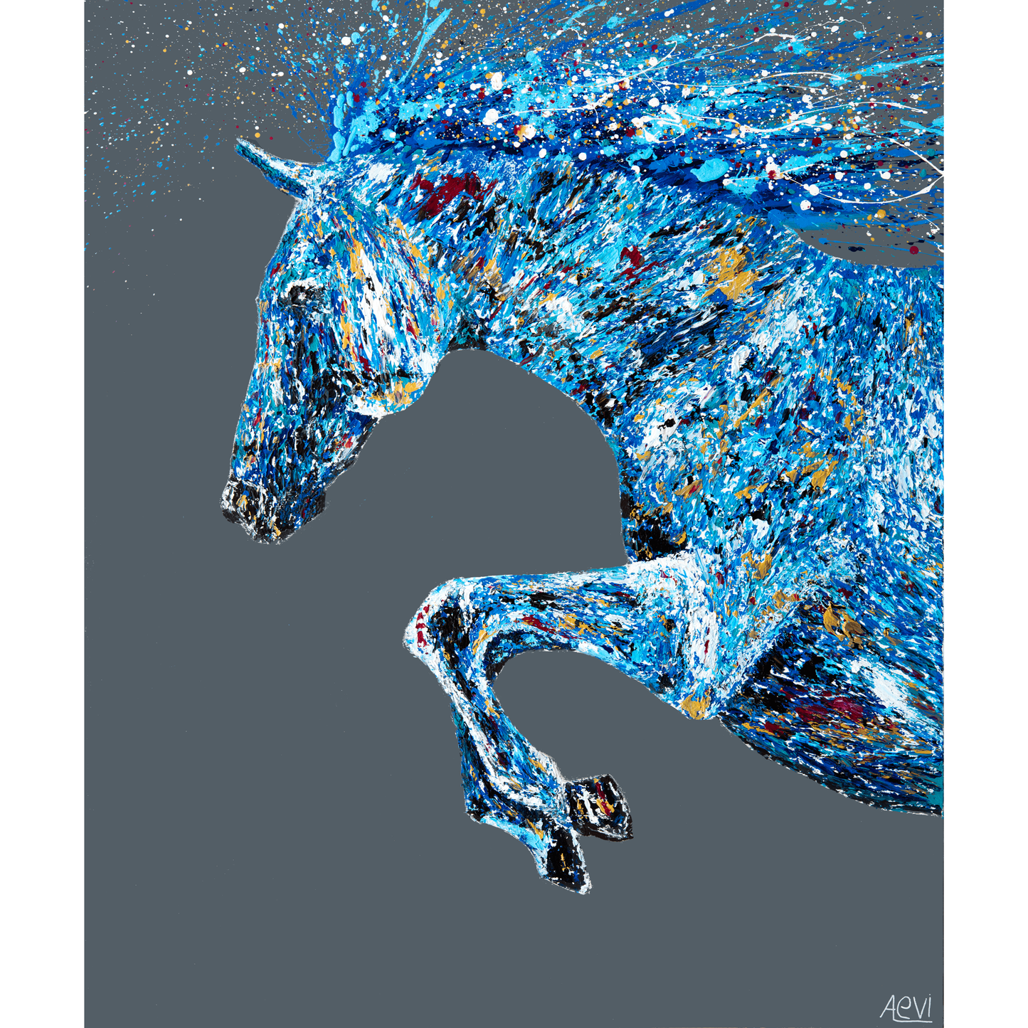 ORIGINAL ARTWORK - POWERFULL STRIDE