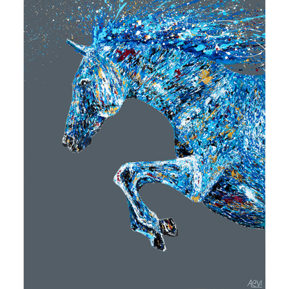 ORIGINAL ARTWORK - POWERFULL STRIDE