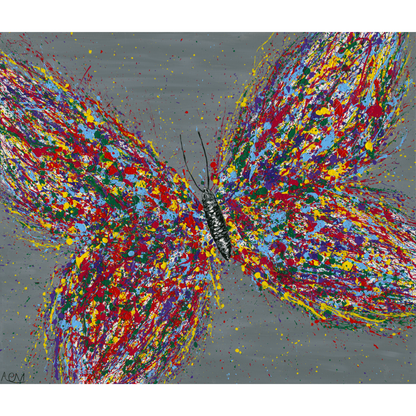 ORIGINAL ARTWORK - Colorful Wings