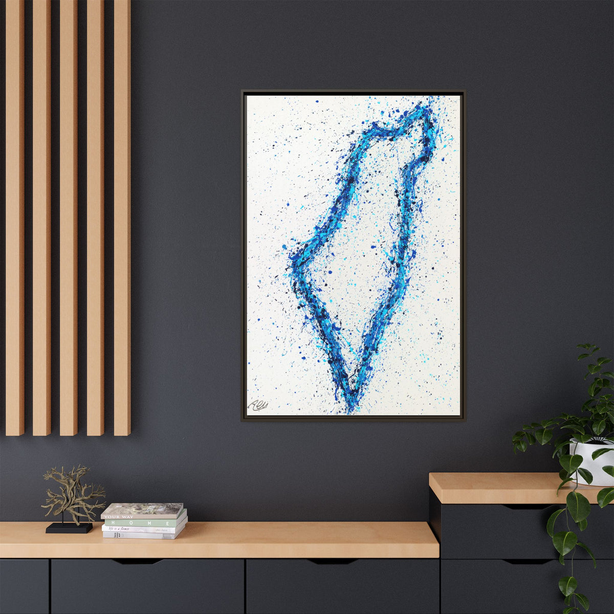 Our Home - Framed Canvas