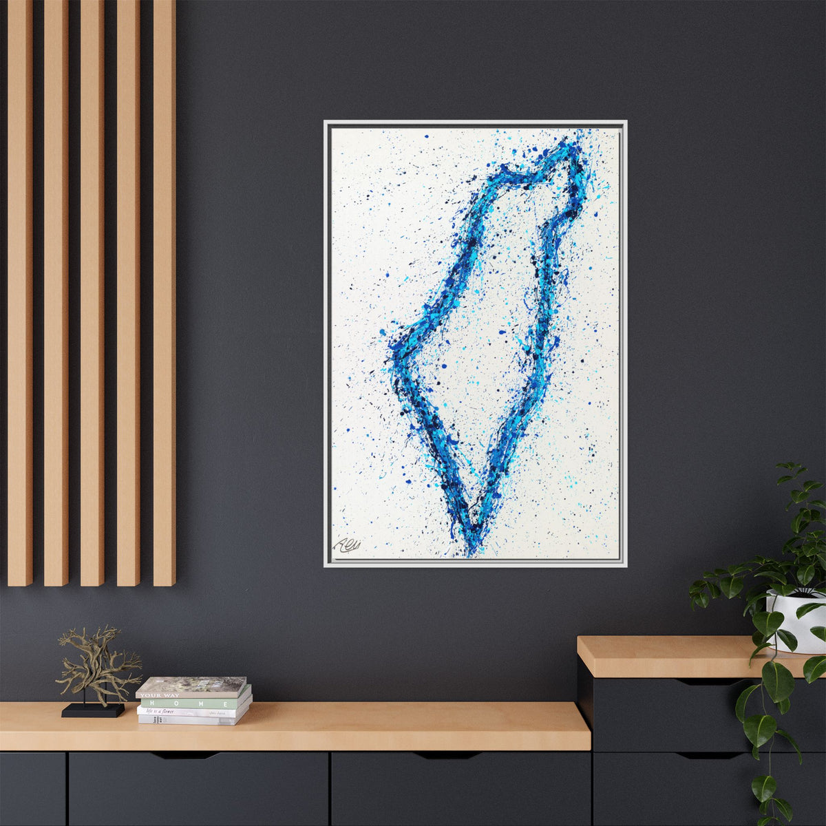 Our Home - Framed Canvas