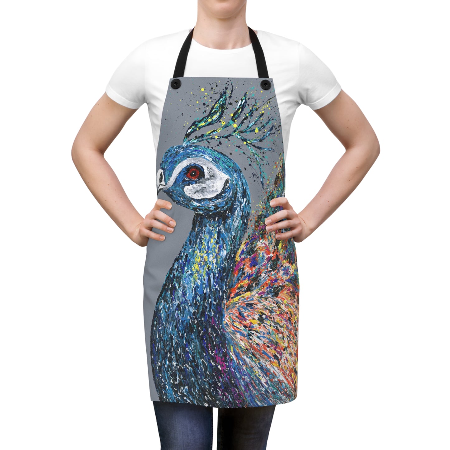 A noble peacock - Kitchen Apron