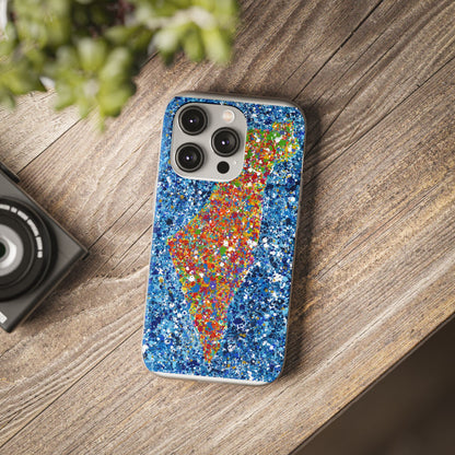 phone case - map of israel