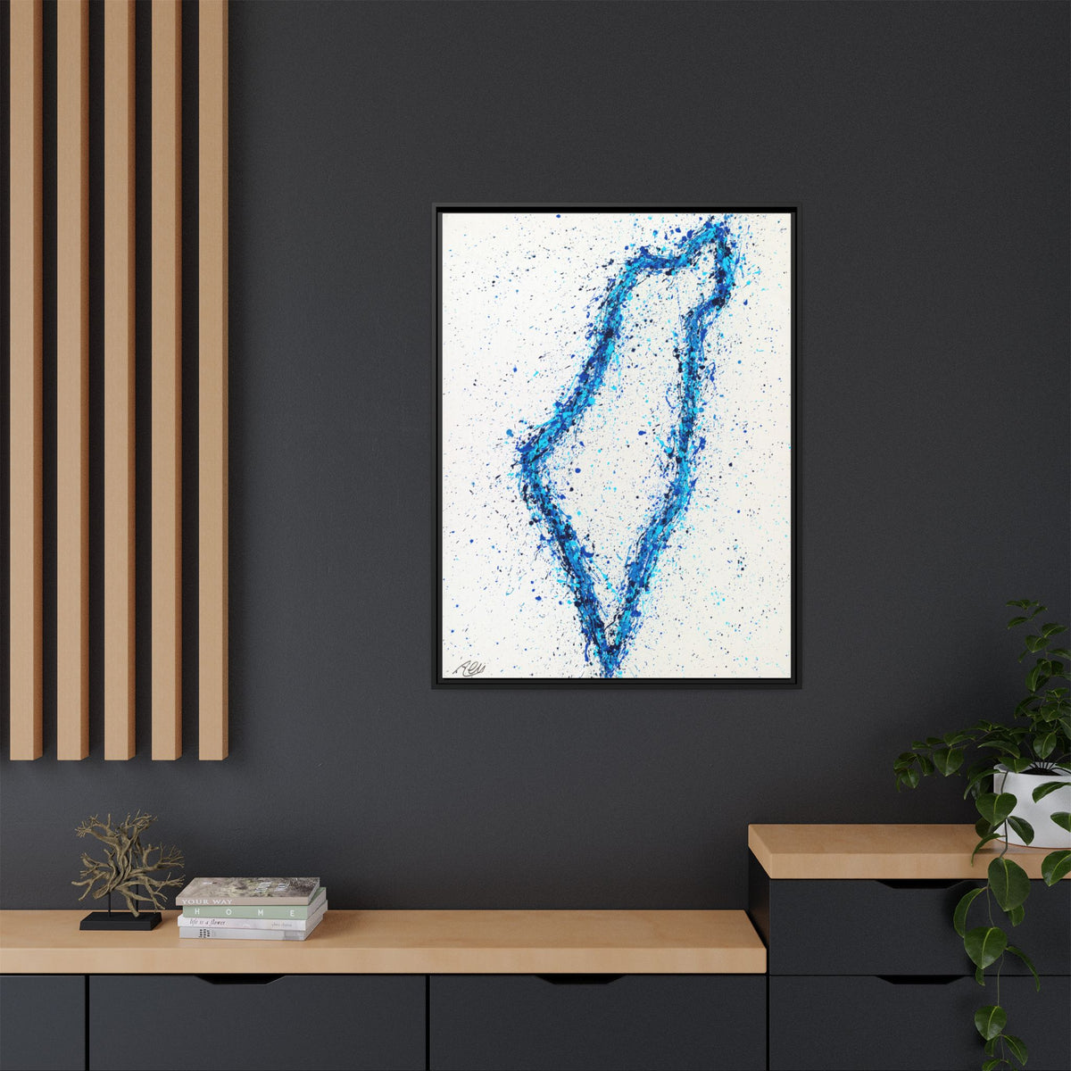 Our Home - Framed Canvas