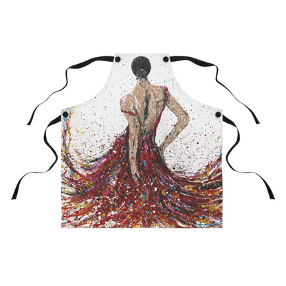Dress Apron — Fiery Elegance
