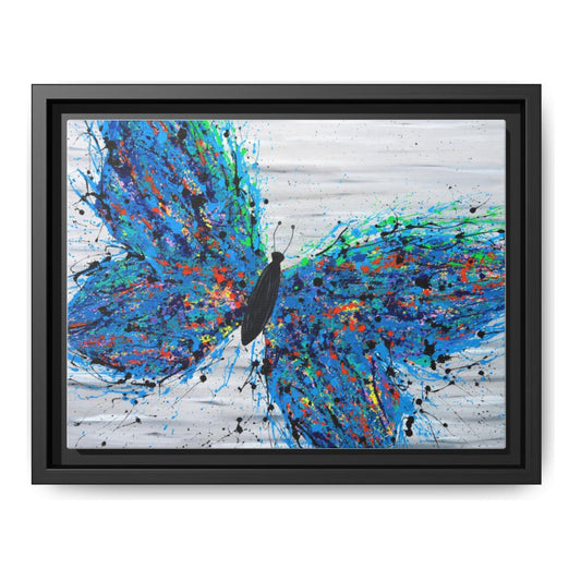 Wild Butterfly framed canvas print by Albert Levi
