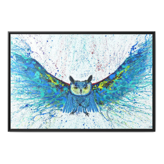 Power In Aviation framed canvas print by Albert Levi