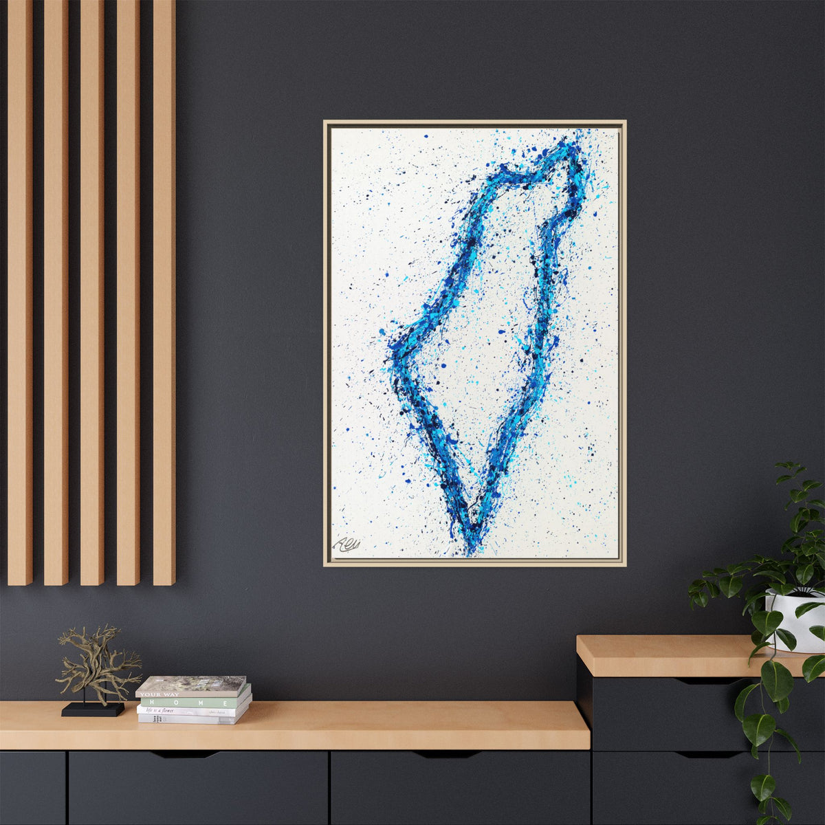 Our Home - Framed Canvas