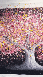 Embellished Edition Print - Tree of happines - Pink Magic