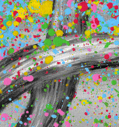 ORIGINAL ARTWORK - Tree Of Happiness - Colorful Fruits