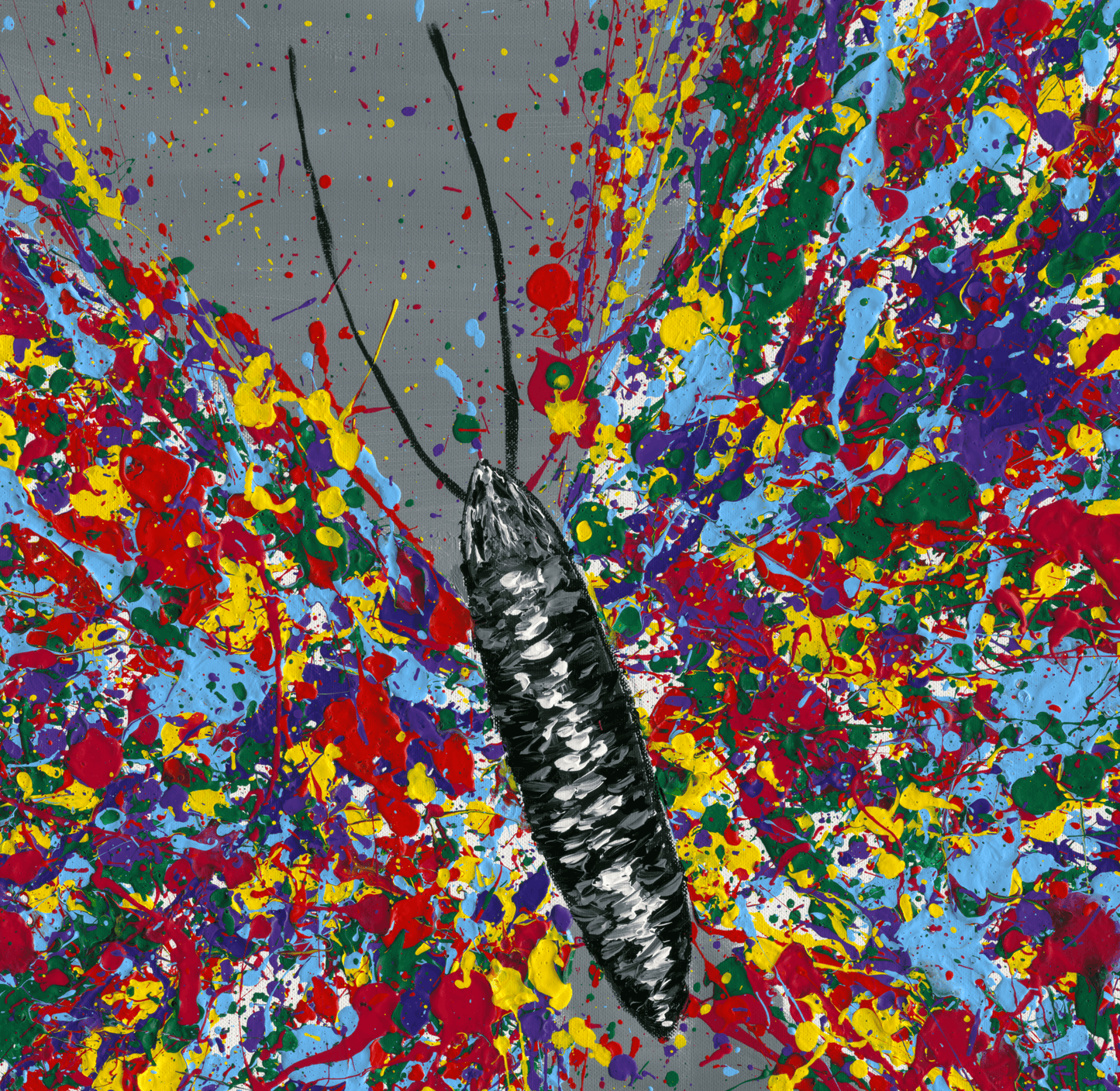ORIGINAL ARTWORK - Colorful Wings