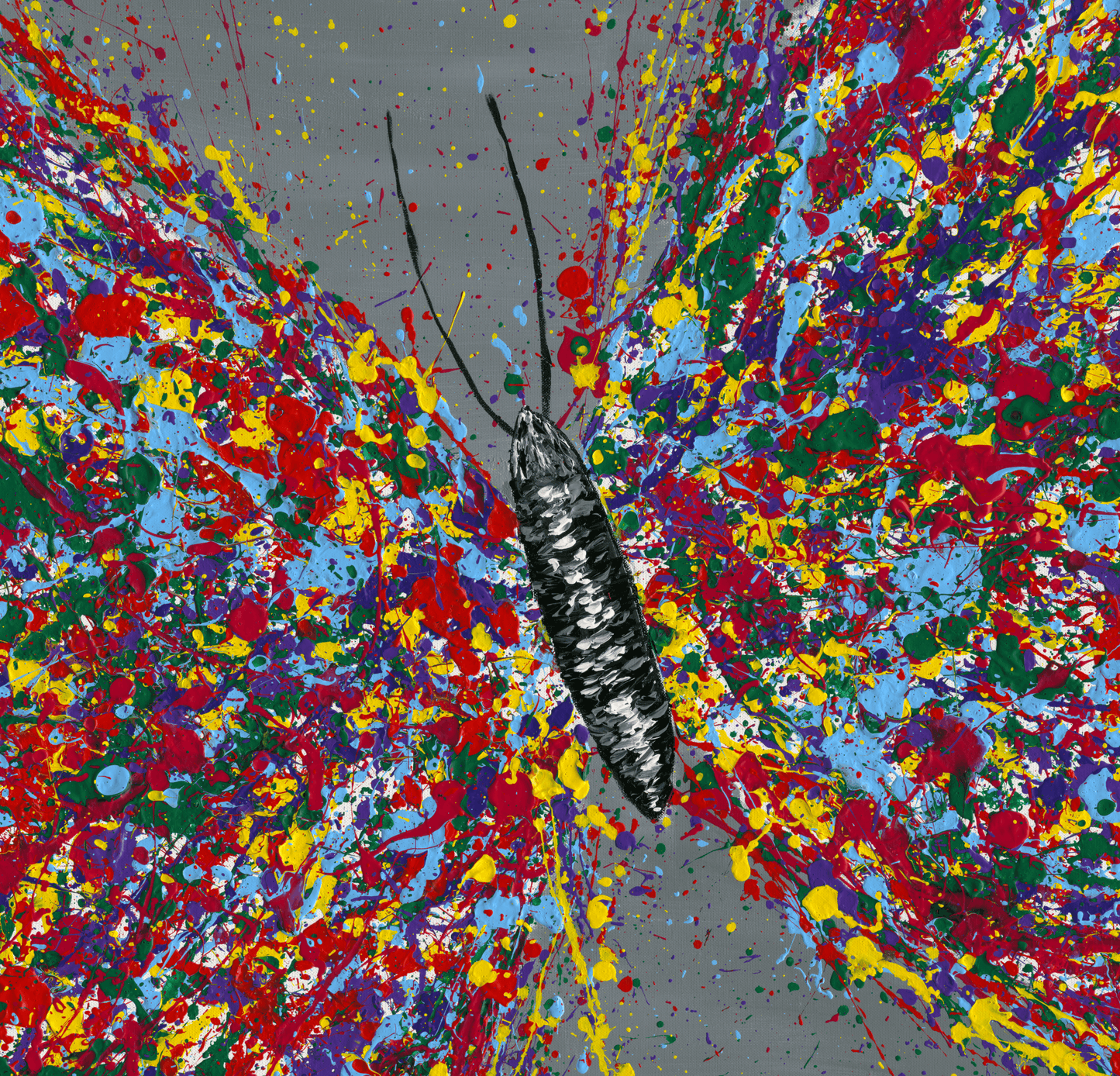 ORIGINAL ARTWORK - Colorful Wings