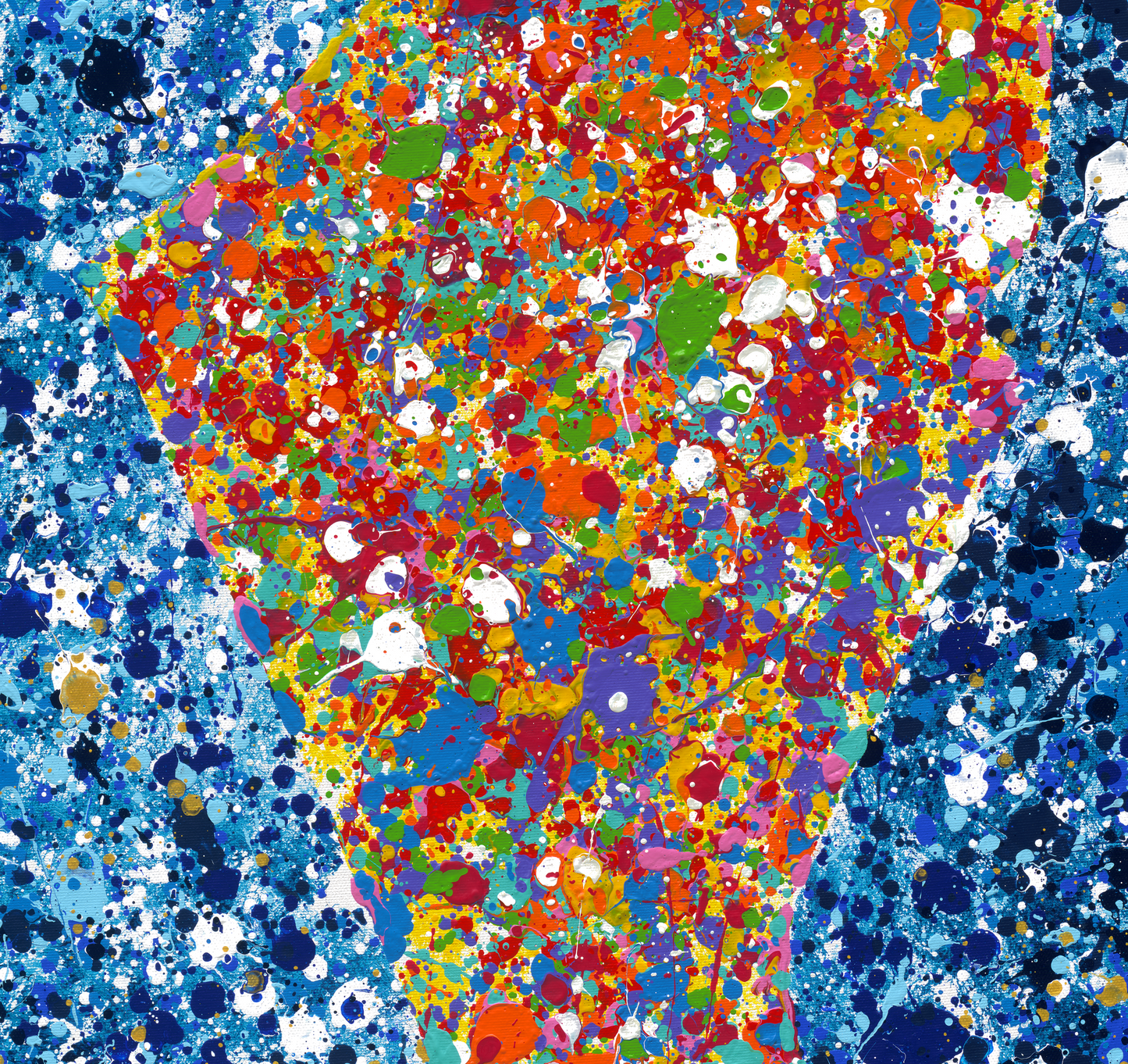 ORIGINAL ARTWORK - Map Of Israel