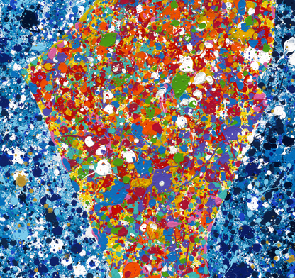 ORIGINAL ARTWORK - Map Of Israel