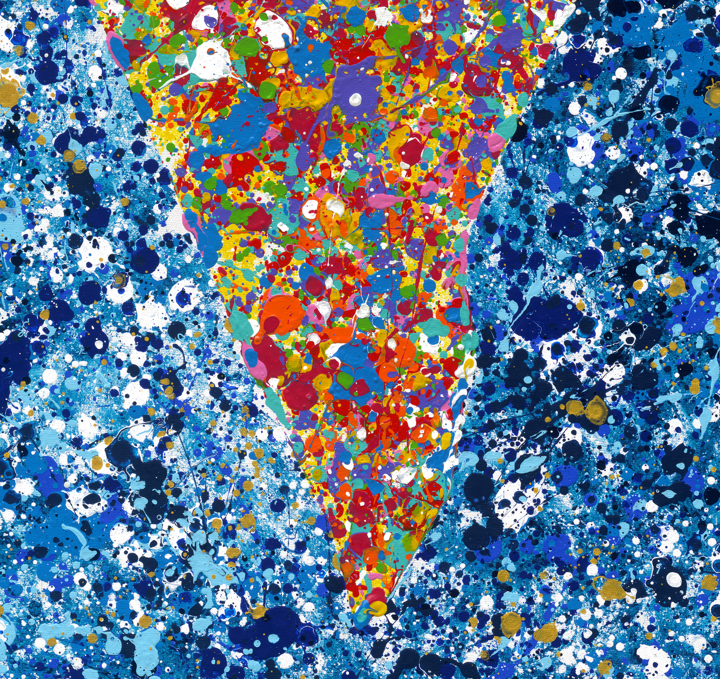 ORIGINAL ARTWORK - Map Of Israel