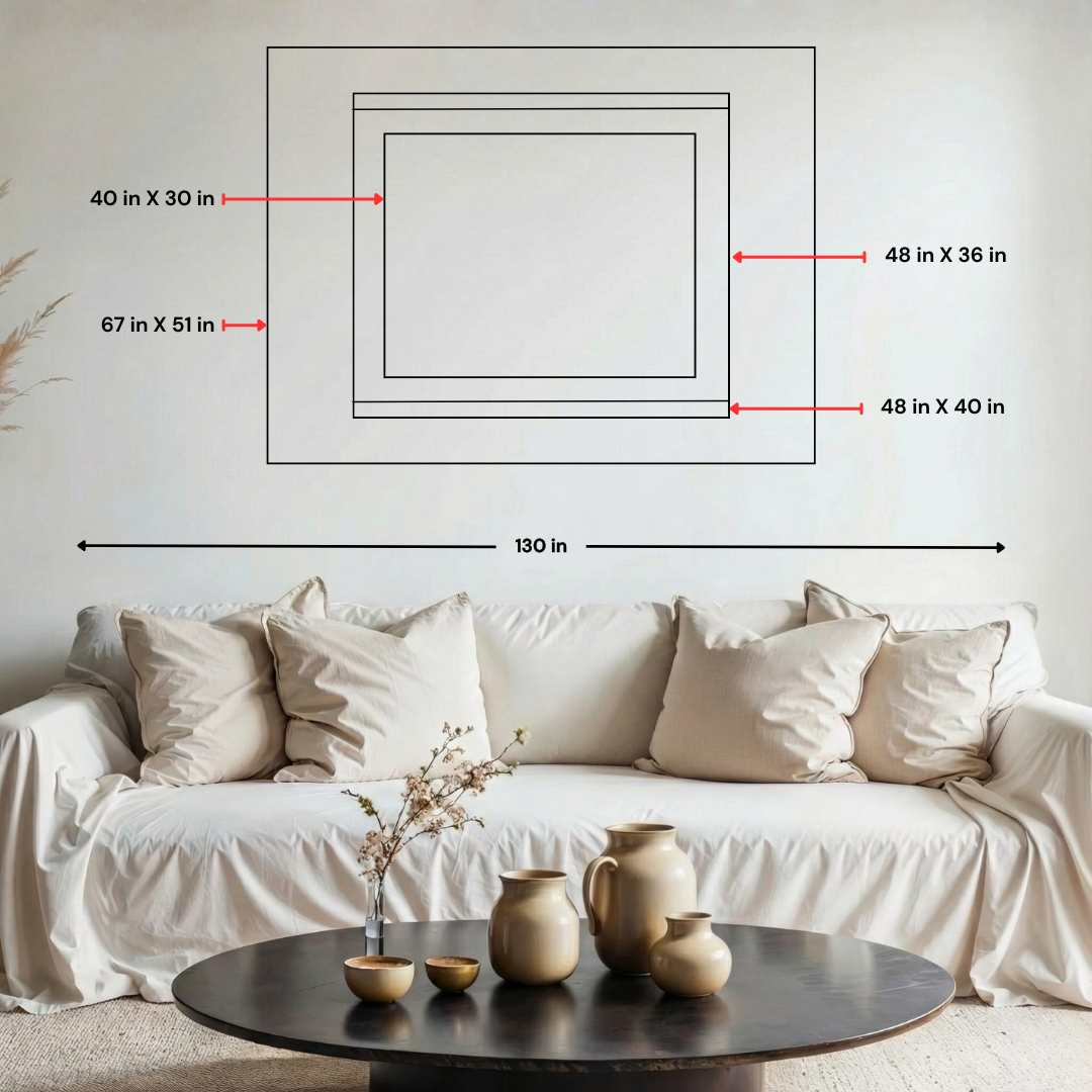 Embellished size chart