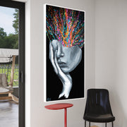 Embellished Edition Print - Exploded Head