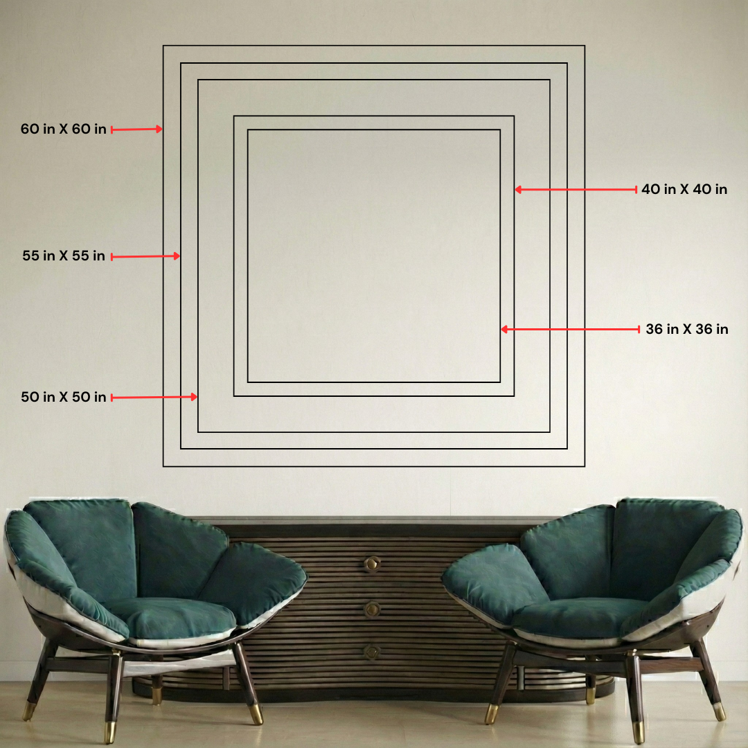 Embellished size chart