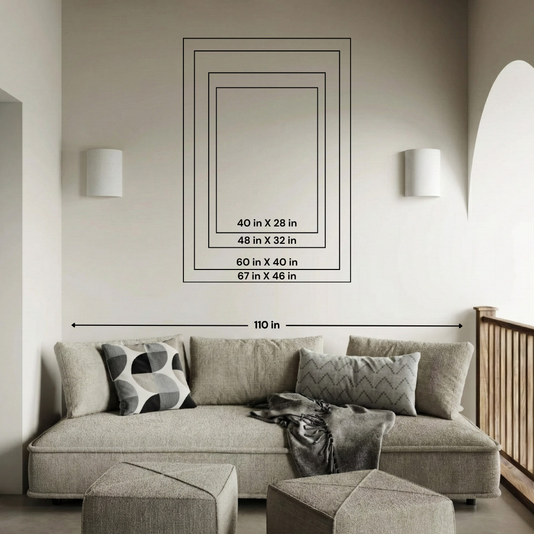 Embellished size chart