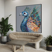 A noble peacock - Canvas BY Albert Levi Art