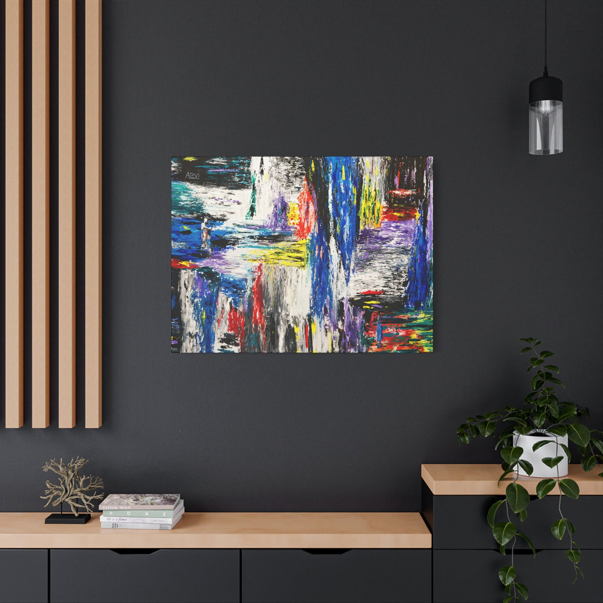 Colorful Canvas: "abstract" by Albert Levi Art