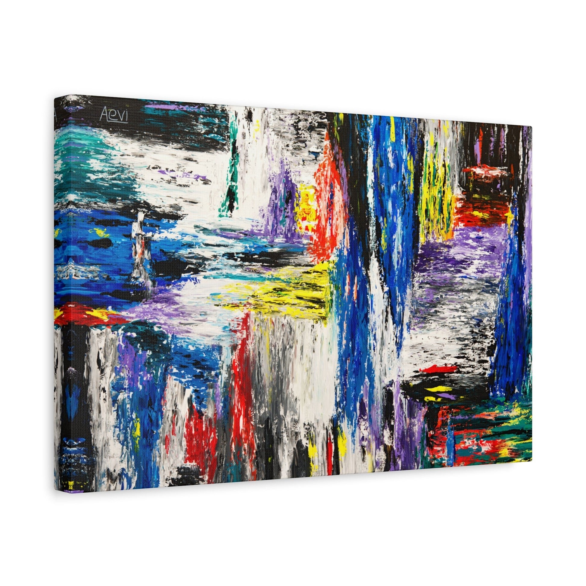 Colorful Canvas: "abstract" by Albert Levi Art