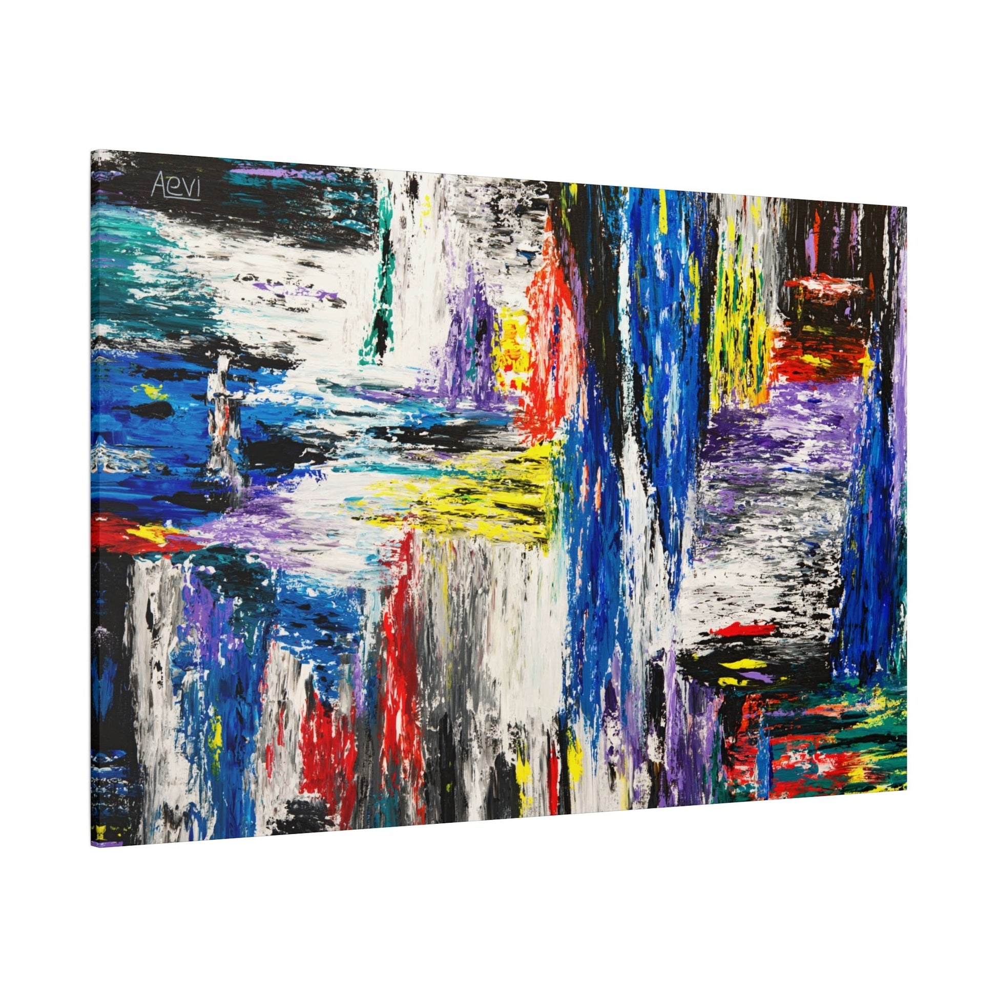 Colorful Canvas: "abstract" by Albert Levi Art