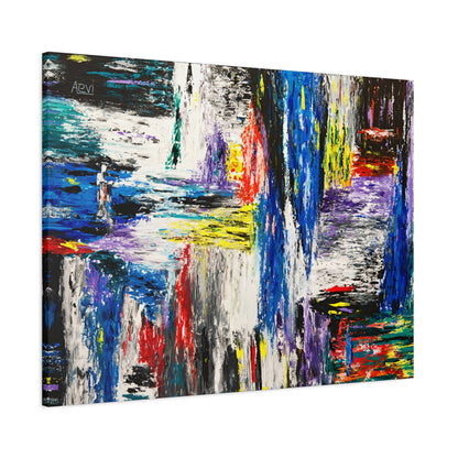 Colorful Canvas: "abstract" by Albert Levi Art