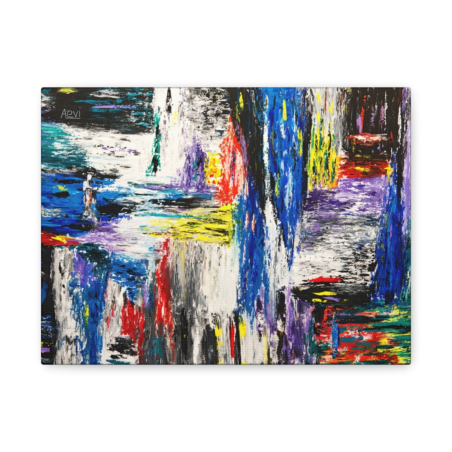 Colorful Canvas: "abstract" by Albert Levi Art