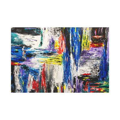 Colorful Canvas: "abstract" by Albert Levi Art