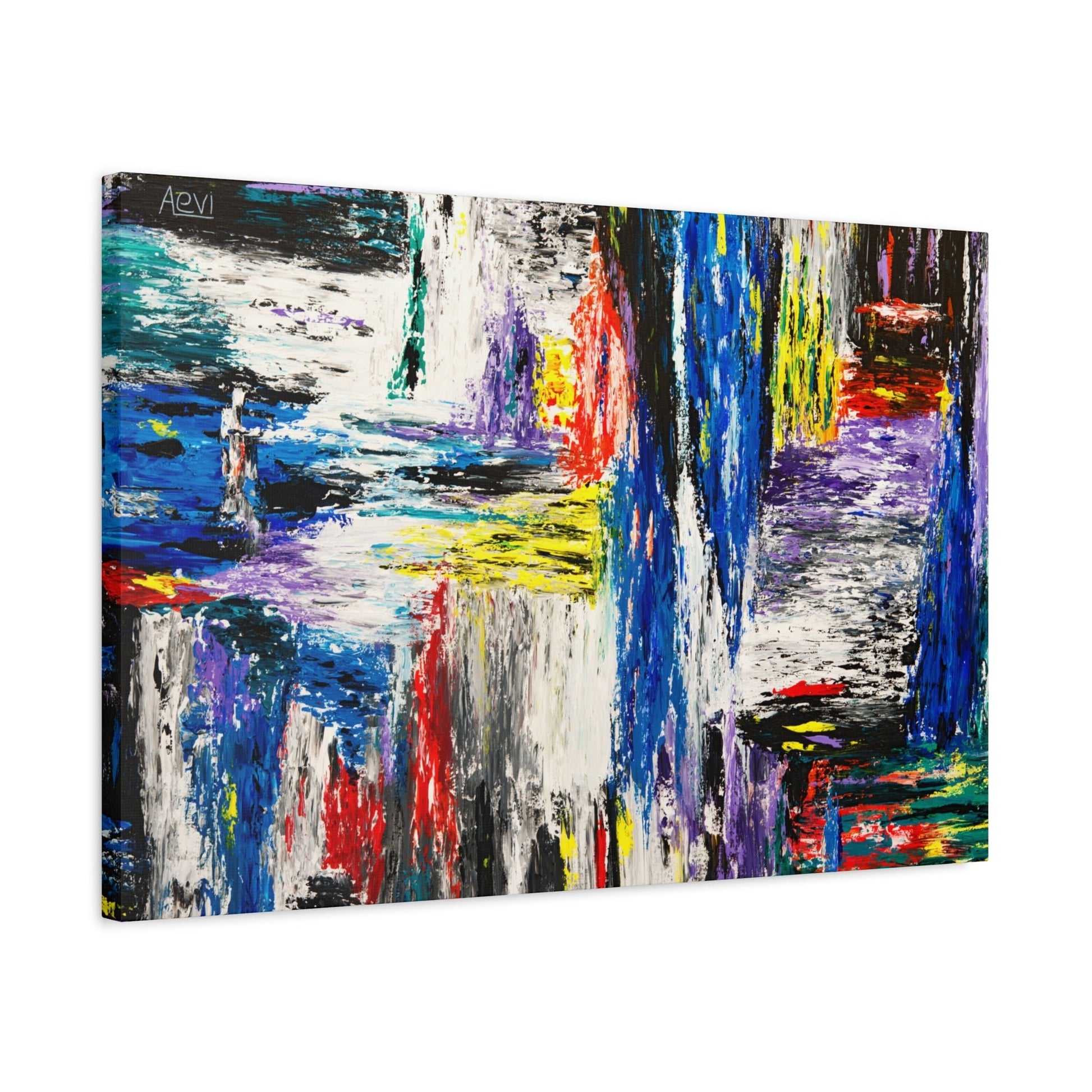 Colorful Canvas: "abstract" by Albert Levi Art