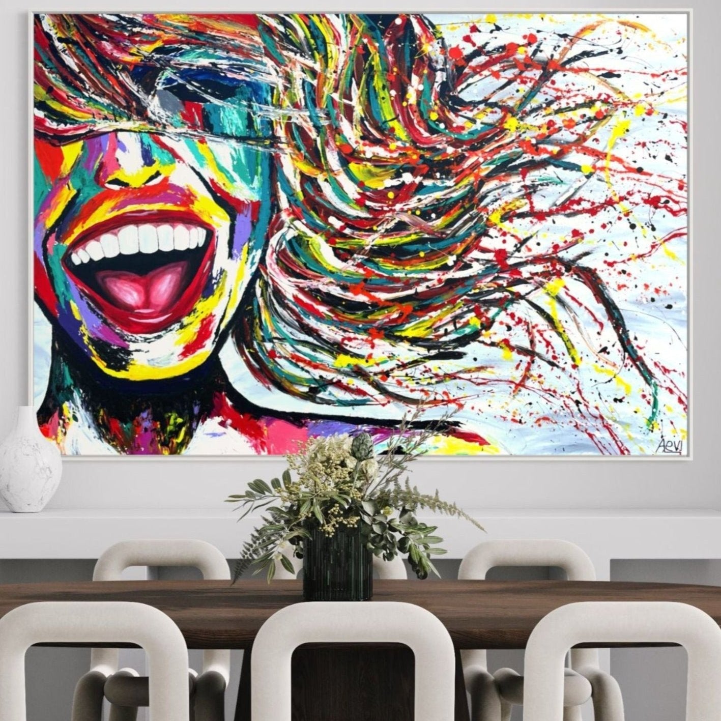 AFTER NOVA - Smile Forever - Canvas BY Albert Levi Art