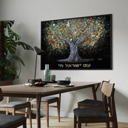 Colorful Canvas: "Am yisrael chai - EARTH" by Albert Levi Art