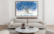 Colorful Canvas: "Am Yisrael Chai - Tree Of Life" by Albert Levi Art